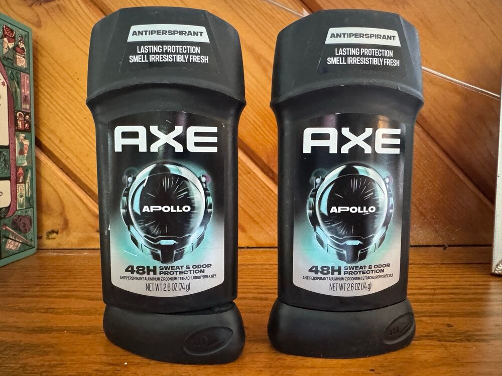 NIP AXE Apollo Antiperspirant Deodorant 2.6 Oz Lot of 2 EXP 2028 (Retail $13)